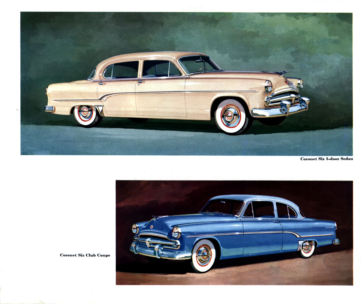 1954 Dodge Car Brochure Page 9